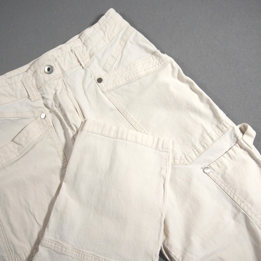 Maeve Anthropologie Utility Rivet Women Pants 25x26 Cargo Straight Leg Camping